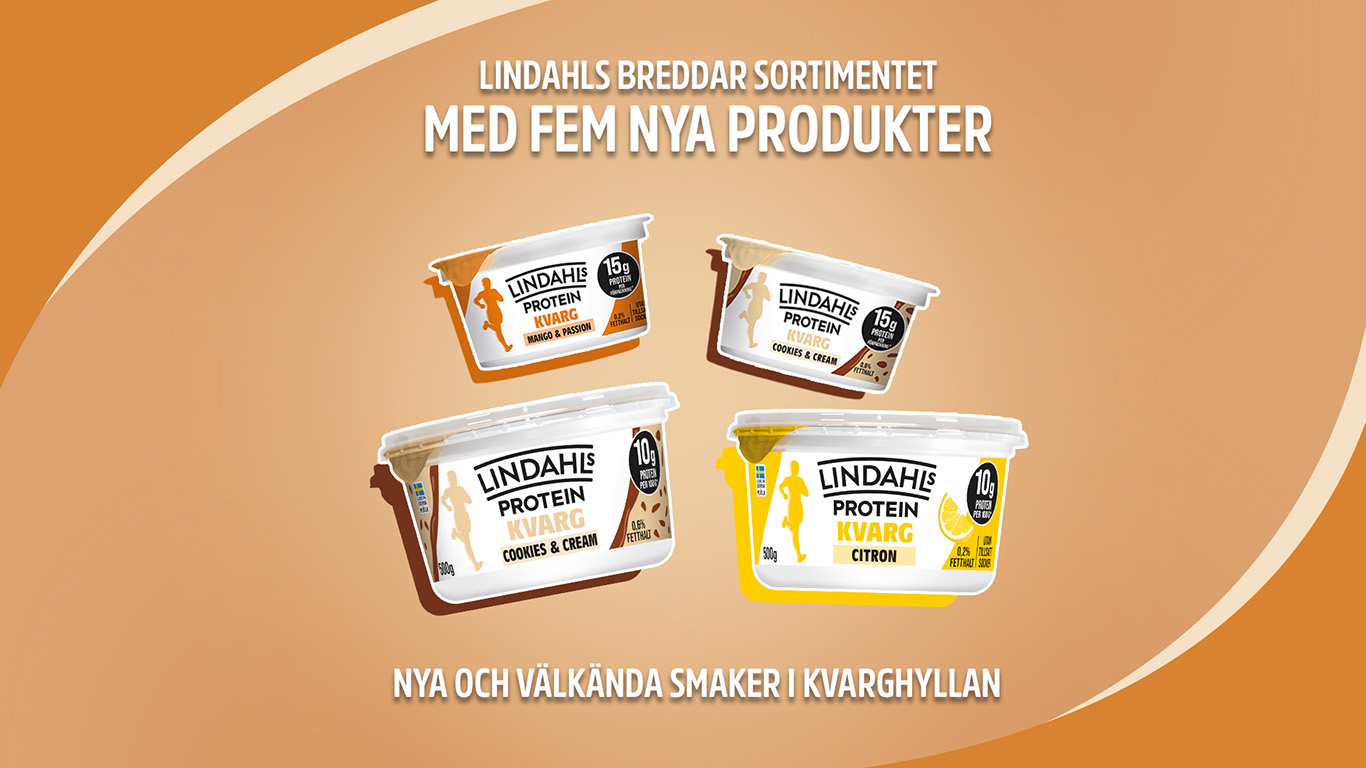 Smajer Storsatsning i kvarghyllan: Lindahls lanserar nya smaker och ...